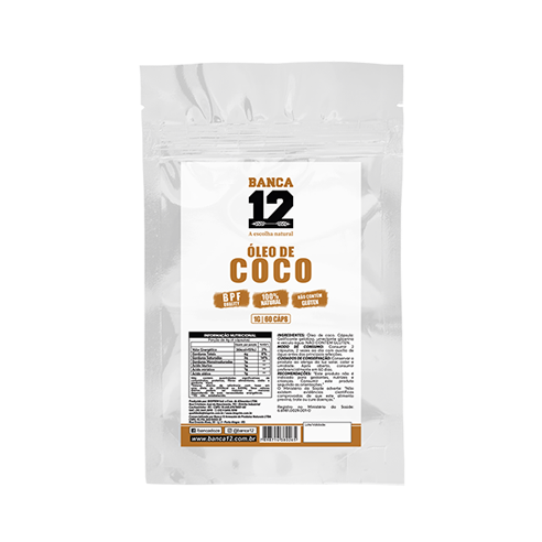OLEO DE COCO REFIL 1G BANCA 12 60CAPS