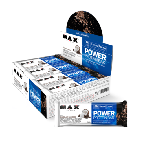 POWER PROTEIN BAR COOKIES MAX TITANIUM 90G