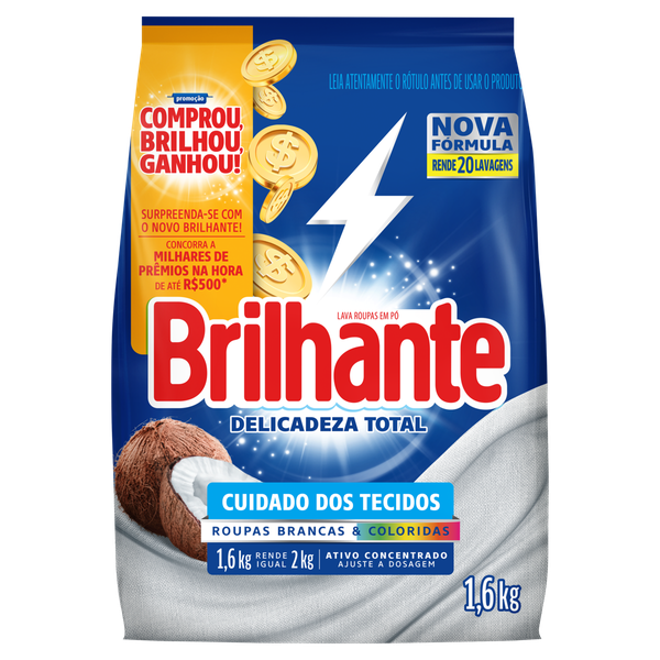 DET PO BRILHANTE 1,6 KG DEL TOTAL