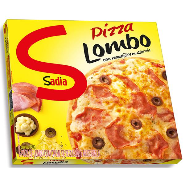 PIZZA SADIA 460 G LOMBO C REQ E MUS