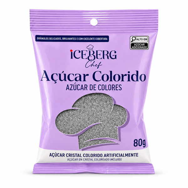 AÇUCAR PRATEADO 80G ICEBERG