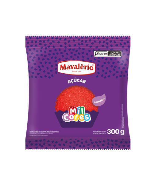 ACUCAR VERMELHO 300G MAVALERIO