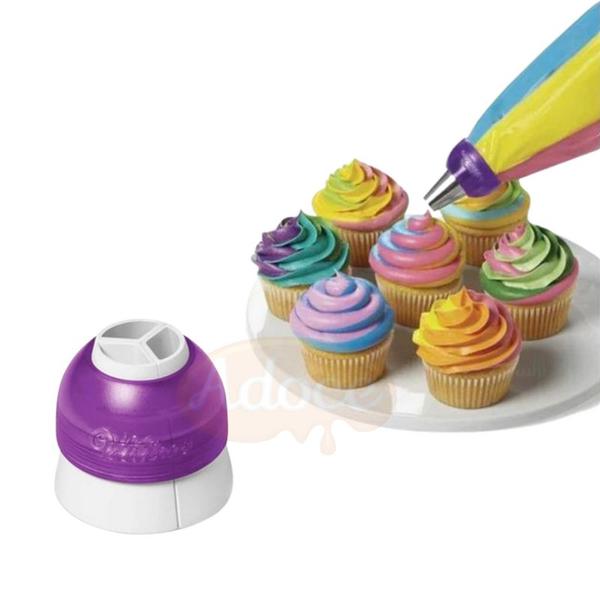 ADAPTADOR DE BICO TRICOLOR WILTON