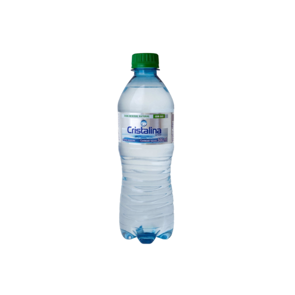 AGUA MINERAL COM GÁS CRISTALINA DO MONTE 500ML