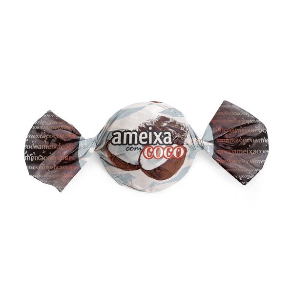 ALM TRUFA AMEIXA C/COCO 14,5X15,5 C/100UN CROMUS