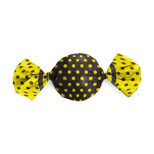 ALM TRUFA POA PRETO/AMARELO 14,5X15,5 C/100UN