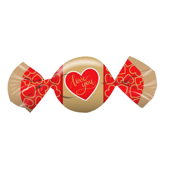 ALM TRUFA RED HEART 150X160MM C/100UN CROMUS