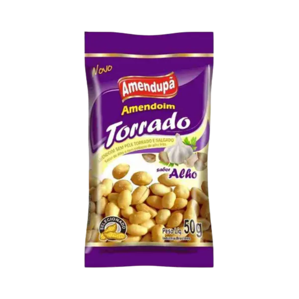 AMENDOIM TOR. S/ PELE ALHO 50G AMENDUPA