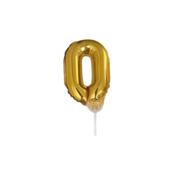 BALÃO DE BOLO DOURADO 0 DAFESTA