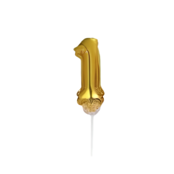 BALÃO DE BOLO DOURADO 1 DAFESTA