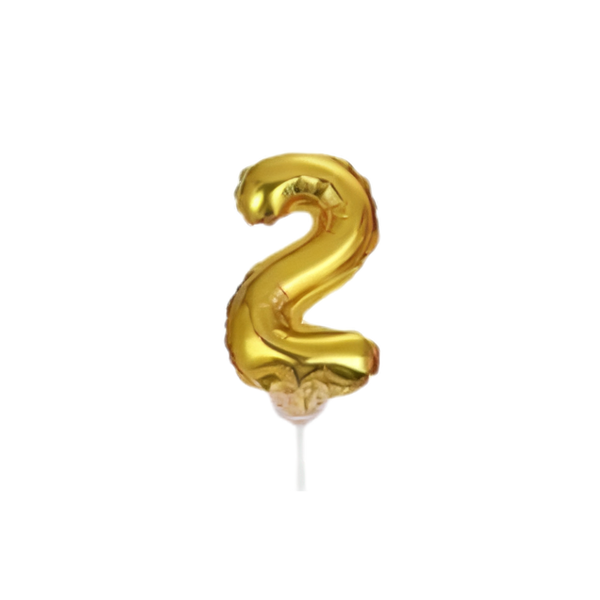 BALÃO DE BOLO DOURADO 2 DAFESTA