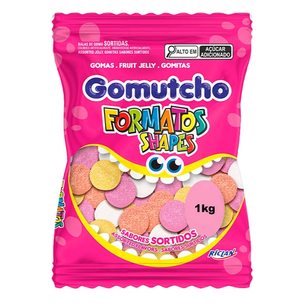 BALA DE GOMA GOMUTCHO AMERICANA YOGURT 1KG RICLAN