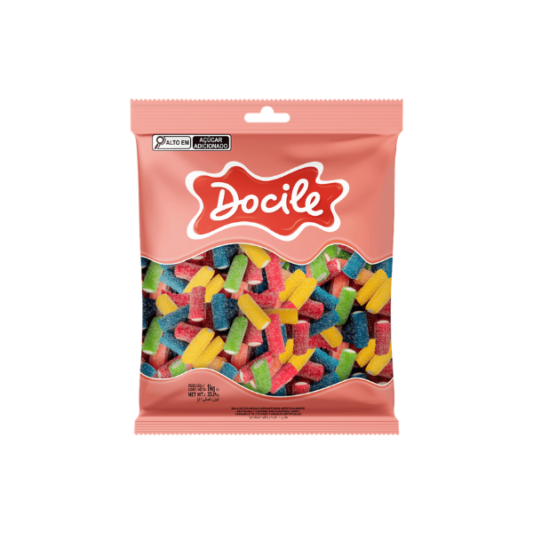 BALA FORMATO CANUDINHO JUMBO BITE SIZE 1KG DOCILE