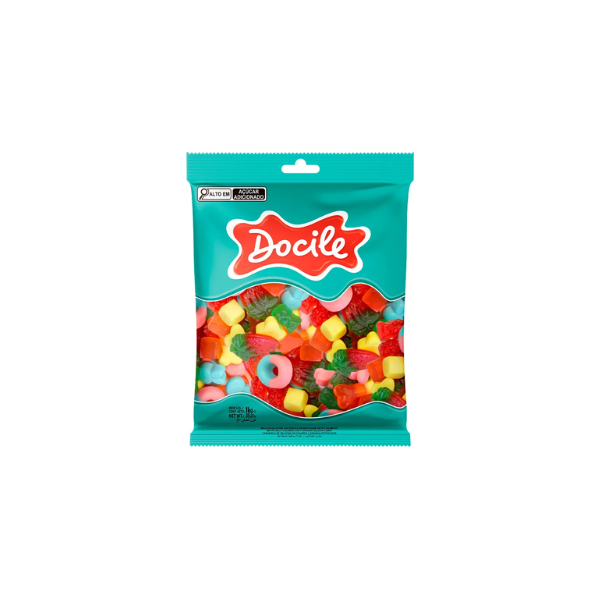 BALA GELATINA DIVERSOS MIX 1KG DOCILE