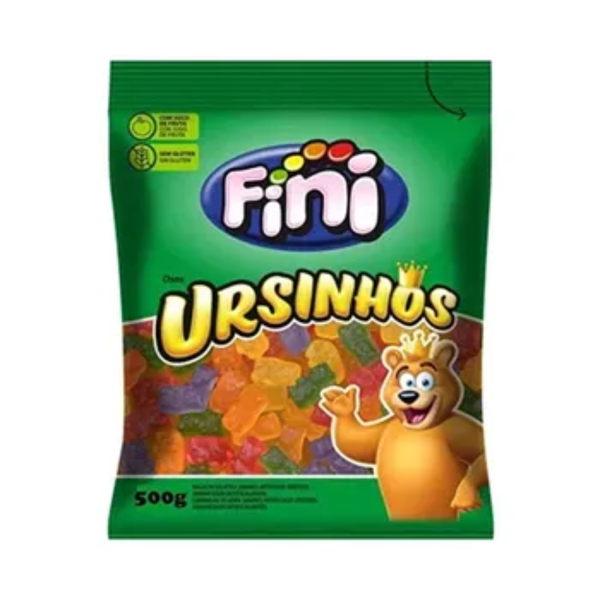 BALA GELATINA URSO FINI 500G