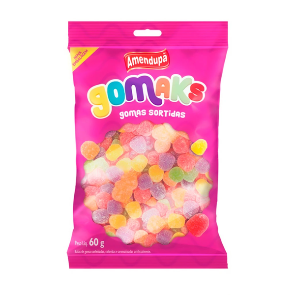 BALA GOMA GOMAKS 60G C/32UN AMENDUPA