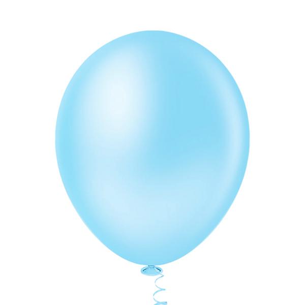 BALAO LISO AZUL CLARO 5" PIC PIC C/50UN