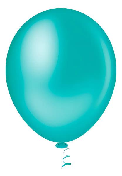 BALAO LISO AZUL TURQUESA 5" PIC PIC C/50UN
