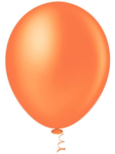 BALAO LISO LARANJA 10" PIC PIC C/50UN