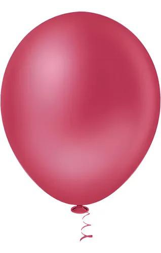 BALAO LISO MAGENTA 5" PIC PIC C/50UN