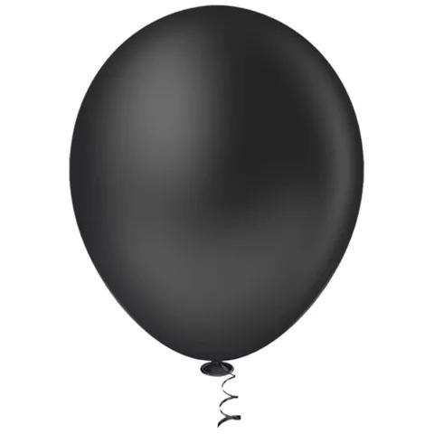 BALAO LISO PRETO 9" PIC PIC C/50UN