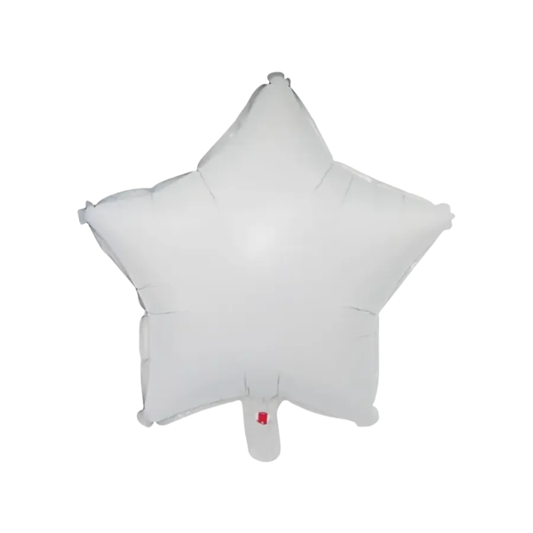 BALAO METAL. ESTRELA BRANCA 45CM DAFESTA