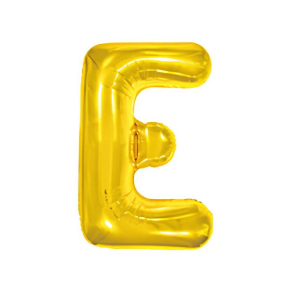 BALAO METAL. LETRA DOURADO E 45CM DAFESTA