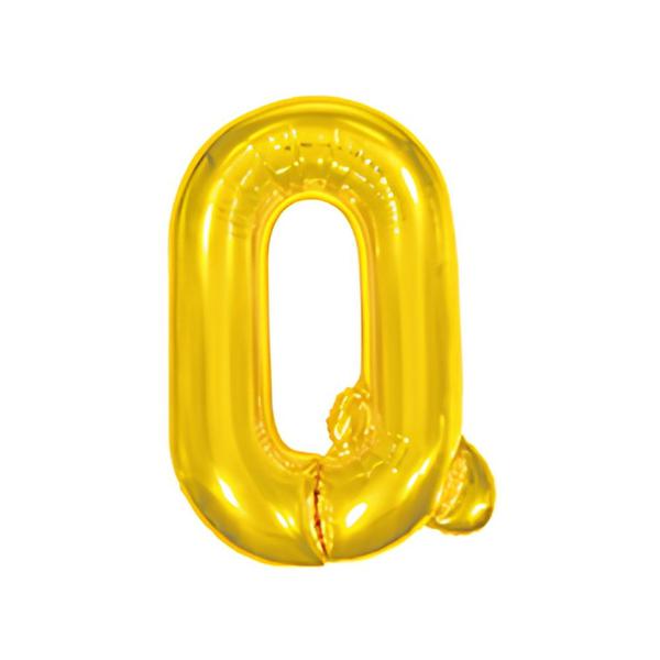BALAO METAL. LETRA DOURADO Q 45CM DAFESTA