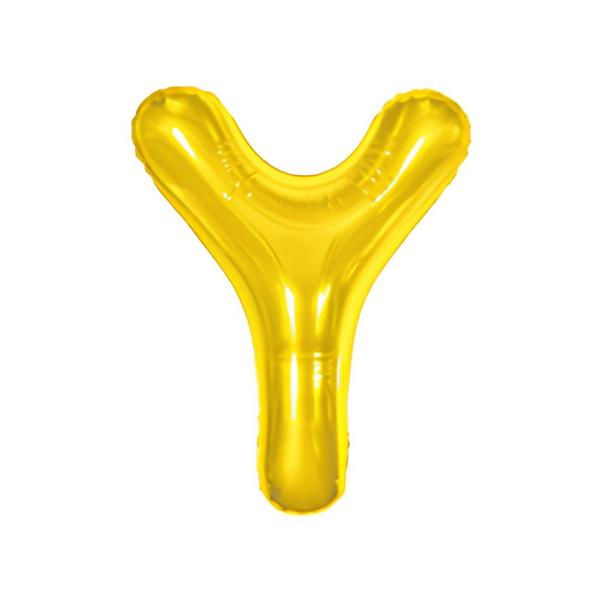 BALAO METAL. LETRA DOURADO Y 45CM DAFESTA