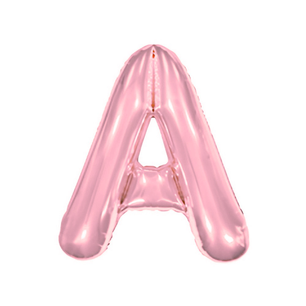 BALAO METAL. LETRA ROSE A 45CM DAFESTA