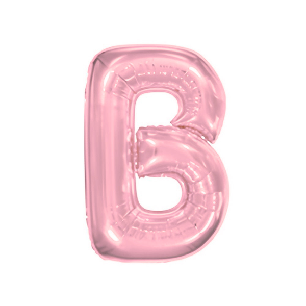BALAO METAL. LETRA ROSE B 45CM DAFESTA
