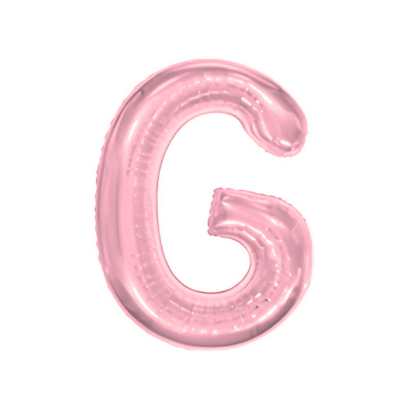 BALAO METAL. LETRA ROSE G 45CM DAFESTA