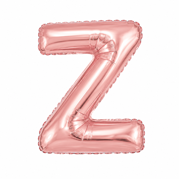 BALAO METAL. LETRA ROSE Z 45CM DAFESTA