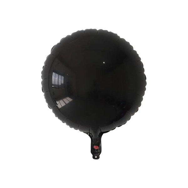 BALAO METAL. REDONDO PRETO 45CM DAFESTA