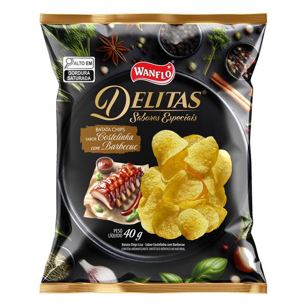 BATATA DELITAS WANFLO COSTELINHA C/BARBECUE 40G
