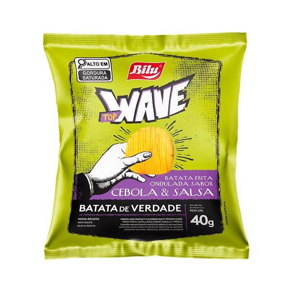 BATATA TOP WAVE CEBOLA 40G BILU
