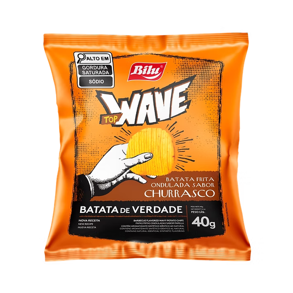 BATATA TOP WAVE CHURRASCO 40G BILU