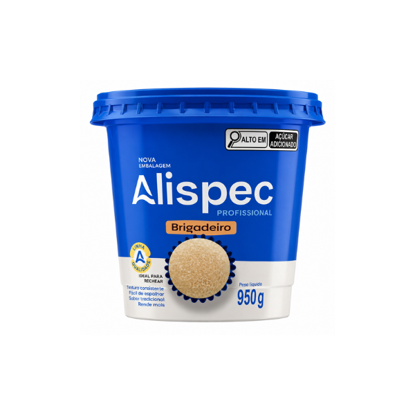 BRIGADEIRO LEITINHO POTE 950G ALISPEC