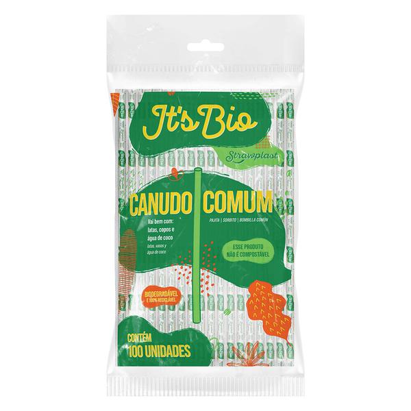 CANUDO BIO COMUM SACHE PAPEL 5MM C/100UN STRAW
