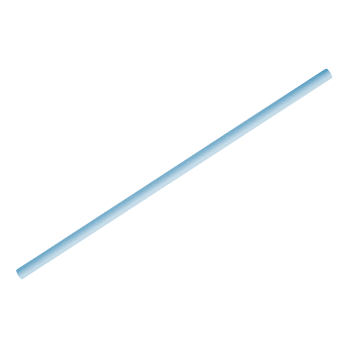 CANUDO PAPEL LISO AZUL BEBE SILVER PLASTIC