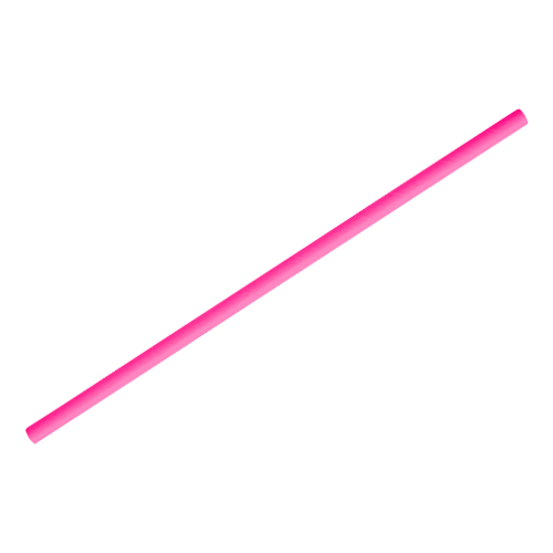 CANUDO PAPEL LISO ROSA PINK SILVER PLASTIC