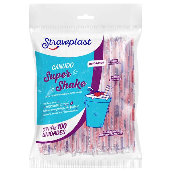 CANUDO SUPER SHAKE SACHE 10MM STRAWPLAST C/100UN
