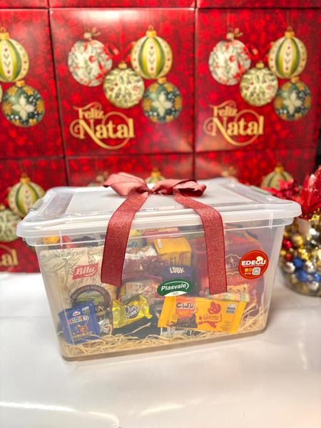 CESTA NATALINA CAIXA ORGANIZADORA 50L