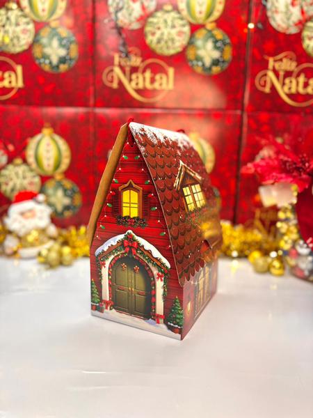 CESTA NATALINA CASA PAPAI NOEL