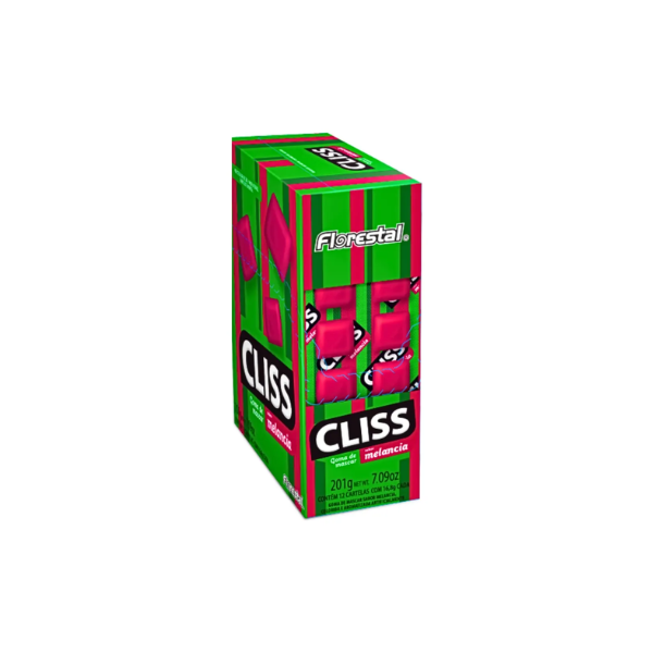 CHICLE CLISS MELANCIA 16,8G C/12UN FLORESTAL