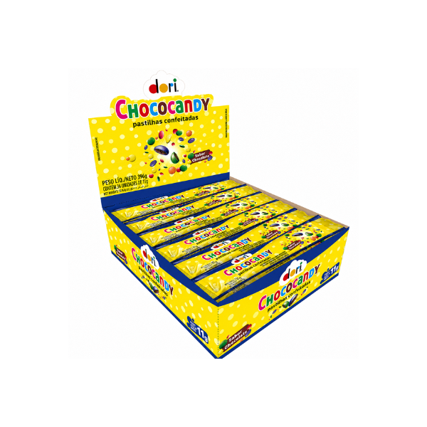 CHOCOCANDY PASTILHA CONF COLOR 11G C/36UN DORI