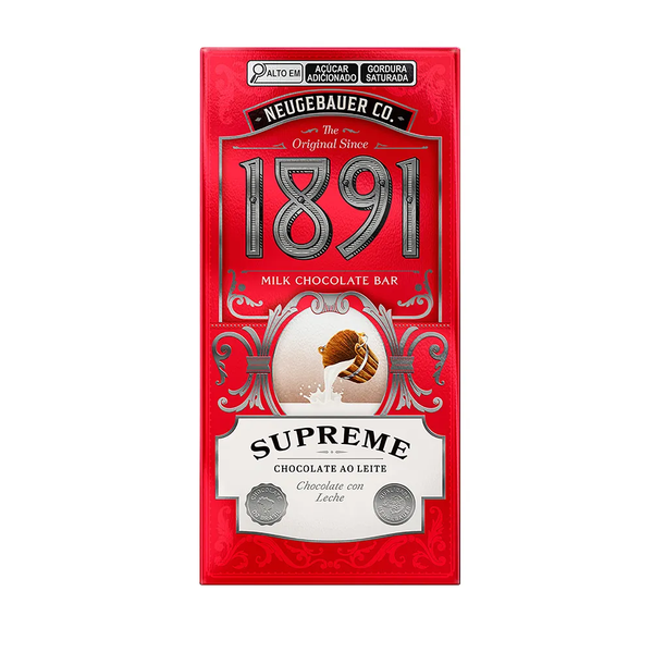 CHOCOLATE 1891 SUPREME LEITE 45G NEUGEBAUER