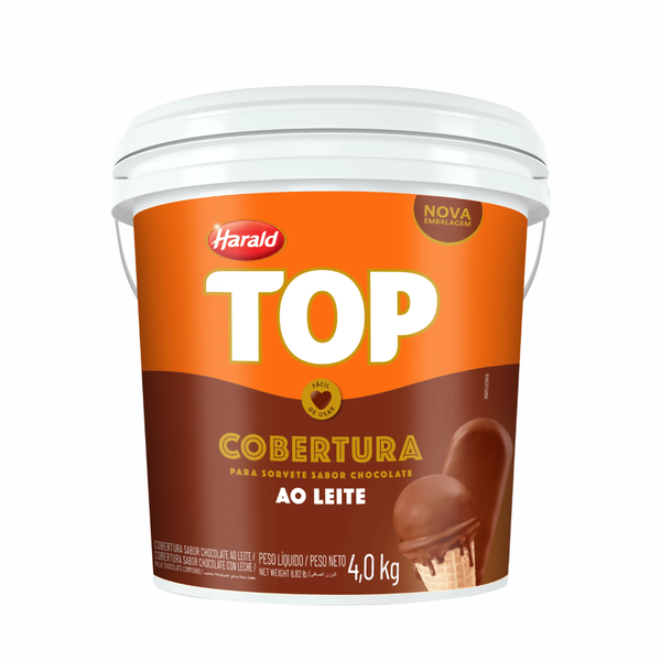 COBERTURA LIQUIDA TOP AO LEITE 4KG HARALD