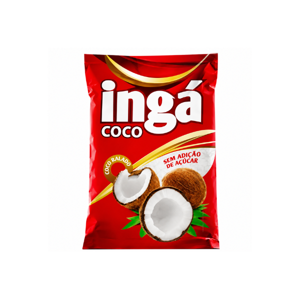 COCO RALADO 100G S/ ACUCAR INGACOCO