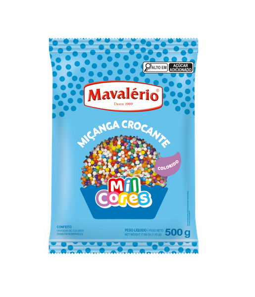 CONFEITO MICANGA COLORIDA N. 0 MAVALERIO 500G